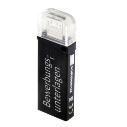 16GB USB 3.0 stick with engraving black OTG