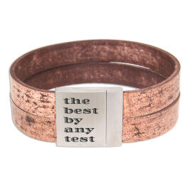 Real leather bracelet used look brown with individual engraving 17cm / 18cm / 19cm / 20cm / 21cm / 22cm / 23cm