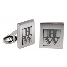NEXT TIME cufflinks in stainless steel with engraving