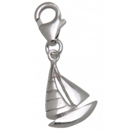 Pendant sailing boat made of 925 sterling silver