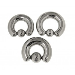 Clamp ball ring BCR. Made of surgical steel 10.0mm thick