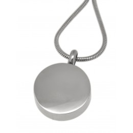 Ash pendant round made of stainless steel mirror polished RD1