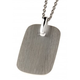 Pendant identification tag made of 925 silver