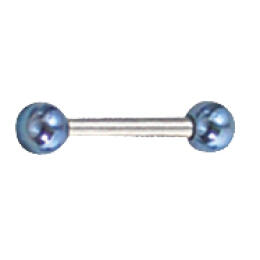 316l surgical steel Mini Barbell internal thread Colored attachment different sizes