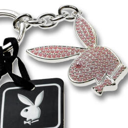 large size rabbit head keychain with color beads