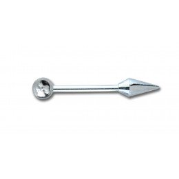 Barbell dumbbell with ball and spike