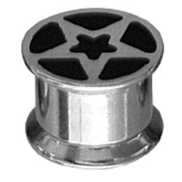 Ear plug with removable star motif