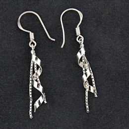925 sterling silver earrings with spiral design 04
