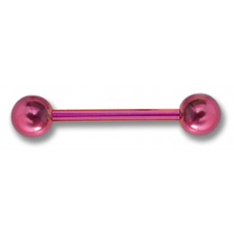 Standard barbell made of titanium 1.6mm thick