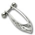 316L Helix ear piercing 1.2x6mm Infinity with 925 Sterling silver design