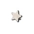 Dermal anchor silver with star
