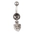 KoolKatana navel piercing with design 1.6x10mm