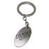 Keychain oval made of stainless steel with your desired engraving