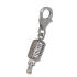 Pendant microphone made of 925 sterling silver