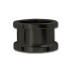 Black ear tunnel from 4.0 to 18.0mm