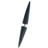 Water buffalo horn pseudo piercing, bar