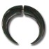 Water buffalo horn pseudo piercing, horns