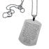 Pendant dog tag 29x50mm made of stainless steel with individual engraving