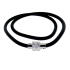 SPECIAL OFFER: Steel necklace with rubber, 48cm length 307