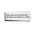 Money clip made of polished stainless steel with individual engraving