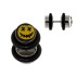 Pseudo plug, pin made of 316L, 1.2x4.5x8mm, Hallooween motif