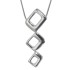Necklace pendant made of 925 sterling silver in a retro style