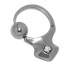 BCR with design in surgical steel 1.6x10mm PFBC17