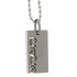 Pendant TRIBAL made of stainless steel with ball chain