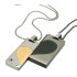 Two-part pendant made of stainless steel, HEART TO HEART
