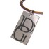 Rectangular titanium pendant with engraving of your choice