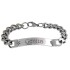 ID armored bracelet ALL MINE 21cm made of stainless steel with a polished plate and individual engraving