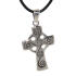 Pendant made of 925 sterling silver, cross, Celtic cross with spirals