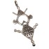 Pendant made of 925 sterling silver, ATZTEKEN motif