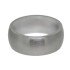 Steel ring matted and curved, ring height 9mm