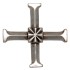 Pendant made of 925 sterling silver, CROSS, symmetrical