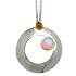 Fine necklace OPP04 made of 925 sterling silver, partially gold-plated with synthetic opal - light pink