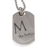 Pendant dog tag 20x36mm made of shiny polished stainless steel with individual engraving