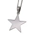 Pendant identification tag made of 925 silver