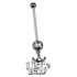 PTFE rod with pregnancy motif made of steel 292