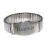 Flexible men's bracelet made of stainless steel with individual engraving