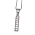 Silver letter pendant I