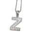 Silver letter charm Z