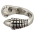 Heavy ring made of 925 sterling silver, motif claw