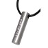 Stainless steel pendant Cylindrical shape
