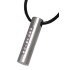 Stainless steel pendant Cylindrical shape