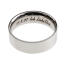 Stainless steel ring smooth and shiny 5.8mm wide with individual engraving