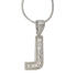 Sterling Silver Letter J Pendant