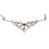 Back Belly Chain heart made of 925 sterling silver