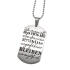 Pendant dog tag 23x38mm made of stainless steel with individual engraving