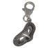 Charm pendant Venetian mask to attach to a charm bracelet